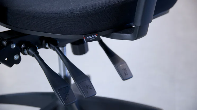 The Boulies OP300's three adjustment levers