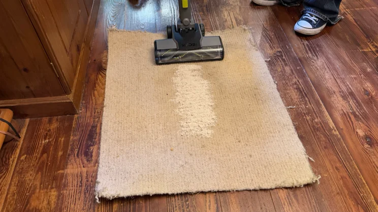The Ryobi 18V ONE+ Cordless Stick before the flour test