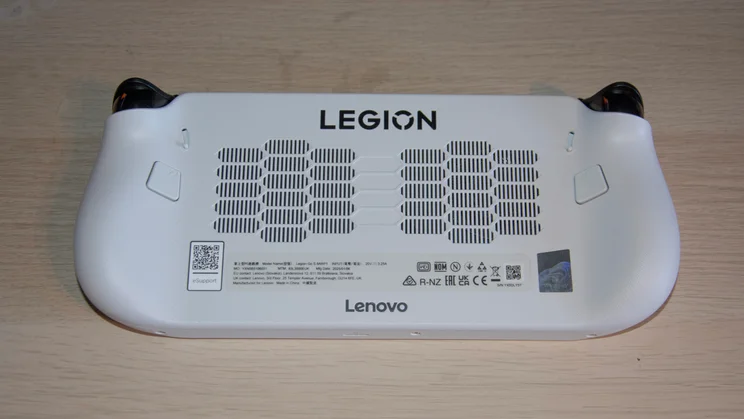 Rear view of the Lenovo Legion Go S