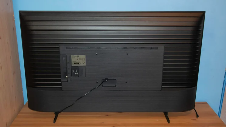 Rear view of the Samsung U8000F 4K TV