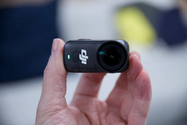 DJI OSMO Nano held in hand