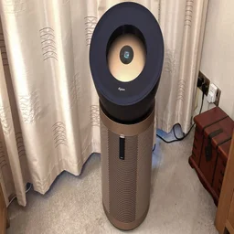 The Dyson Big+Quiet Formaldehyde air purifier in a living room
