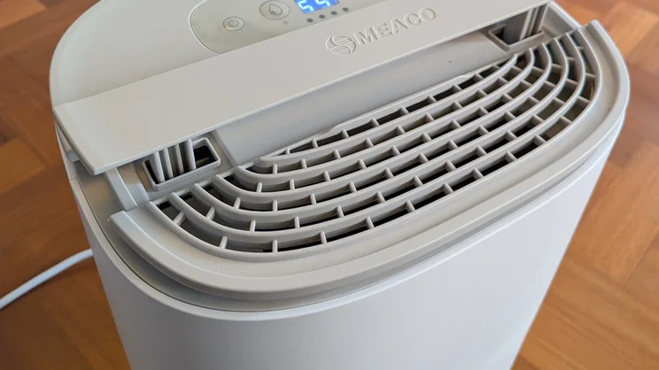 The top vent of the Meaco Arete One 6L dehumidifier