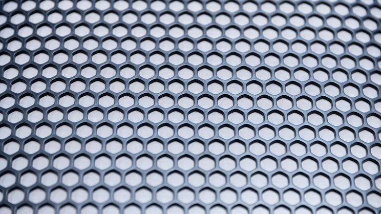 A closeup of the Meaco DD8L Pro dehumidifier's filter cover