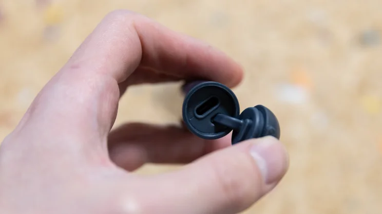 The charging port of the Ordo Sonic Edge