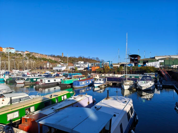 Marina full of boats
