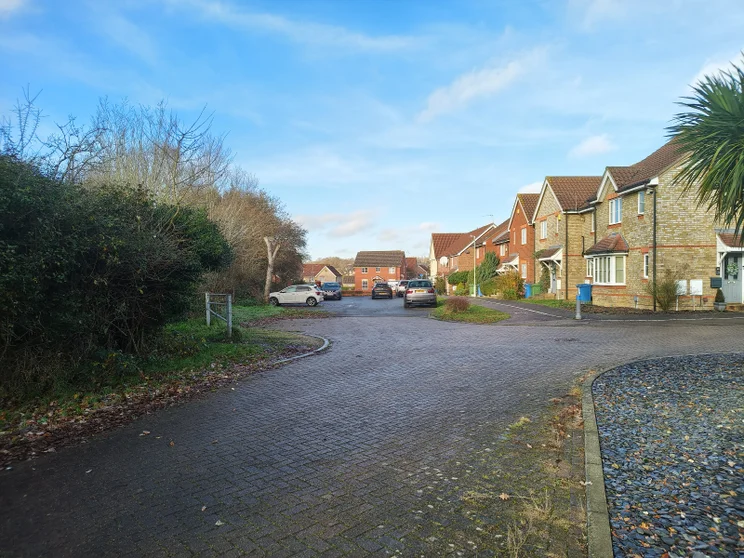 A quiet close of houses