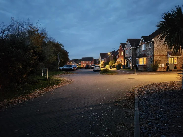 A quiet close at night