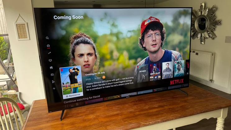 Left view of the Sharp GK4245K TV