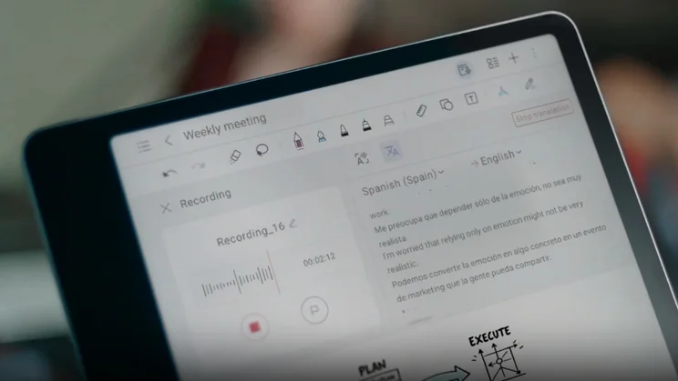 A close up of the TCL Note A1