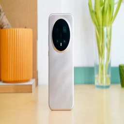 Honor Magic 8 Pro on a table, rear view