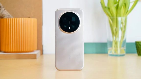 Honor Magic 8 Pro on a table, rear view