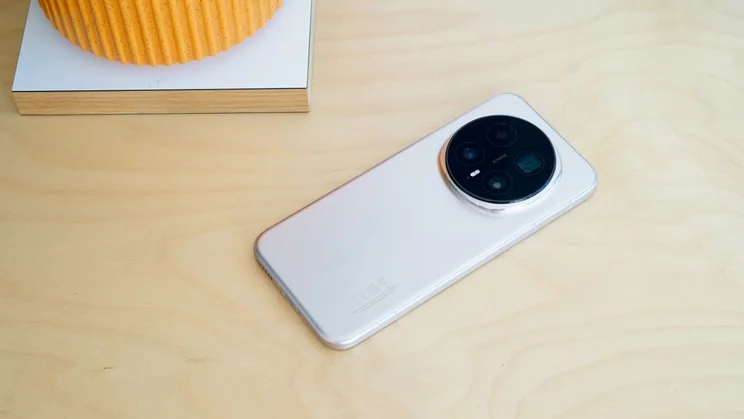 Honor Magic 8 Pro on a table, rear view