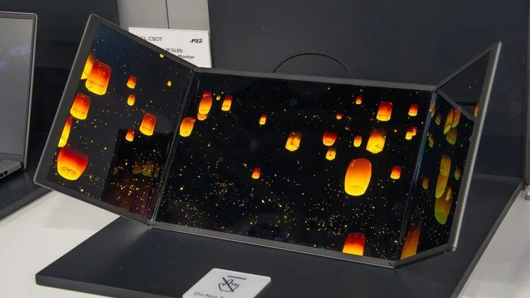 TCL's foldable ink-jet printed OLED panel