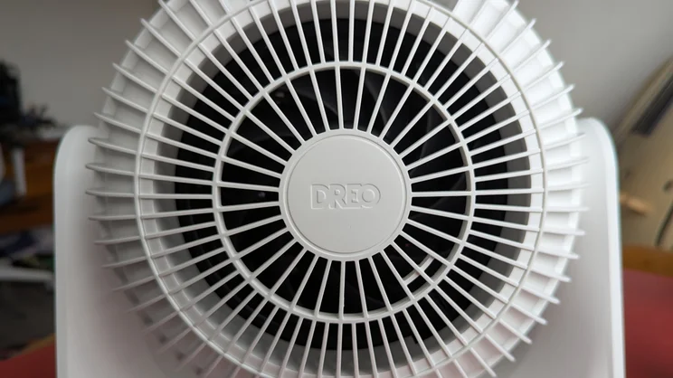 A back view of the Dreo Smart Whole Room Heater 714s