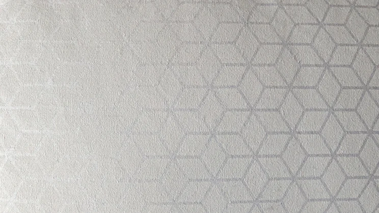 A closeup of the Simba Aerodown pillow's Stratos surface