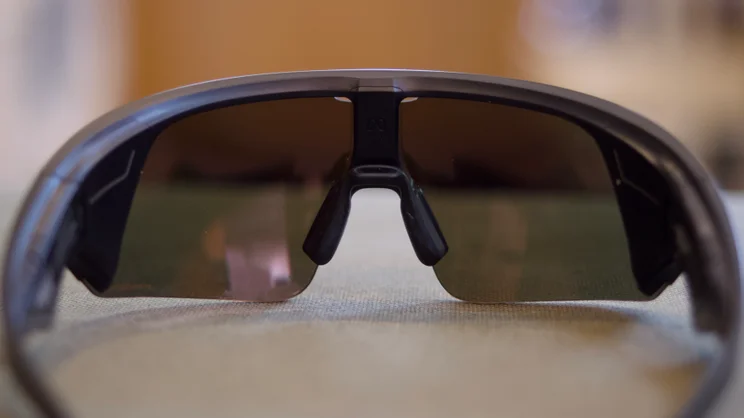 The Oakley Meta Vanguard shown outside their case