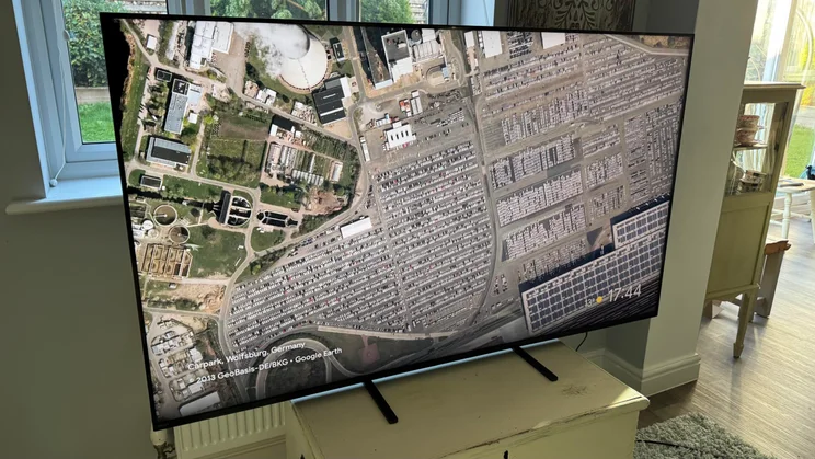 Left view of the Sony Bravia 5 Mini LED TV