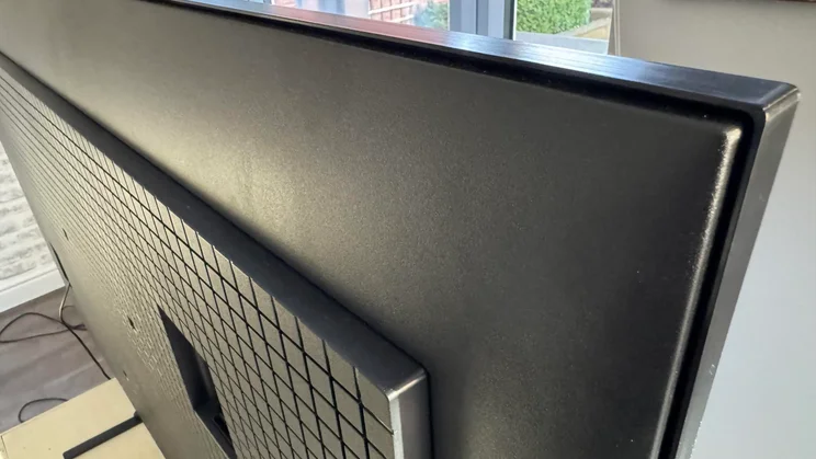 Rear view of the top corner of the Sony Bravia 5 Mini LED TV