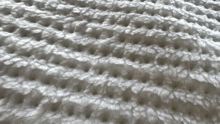 A closeup of the Beurer Indulgence Heated Underblanket's surface