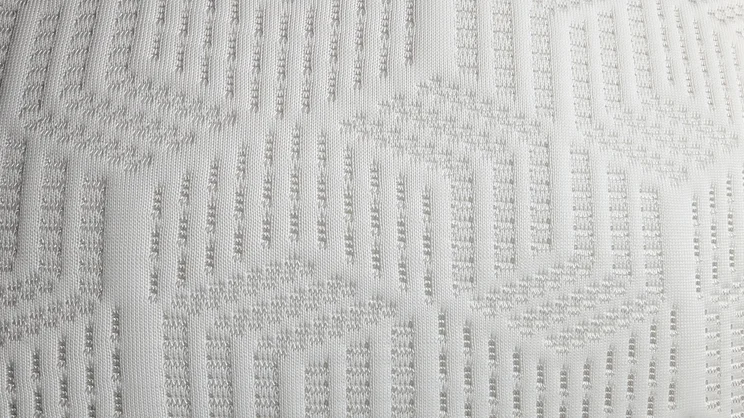 A closeup of the Dreams Hyde and Sleep Dual Comfort Ice pillow's surface