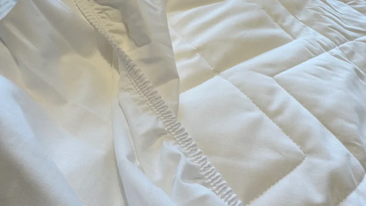 Simba Performance Mattress Protector - close-up of fabric