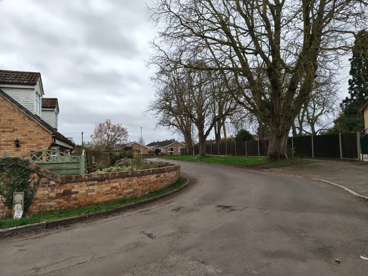 A quiet street on a grey day