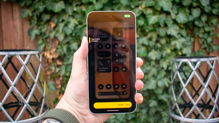 Nothing Phone (4a) display showing Essential Space feature