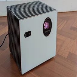 Front view of the Valerion StreamMaster Plus 2 4K projector