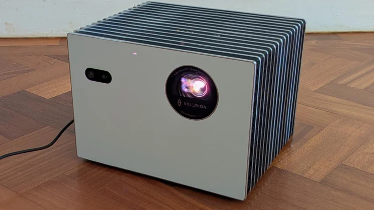 Front-right view of the Valerion StreamMaster Plus 2 4K projector