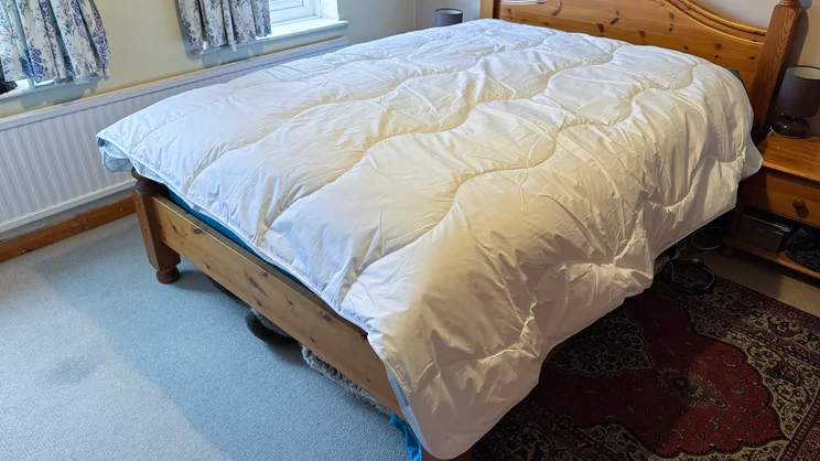 The Dorma Full Forever duvet on a bed in a bedroom