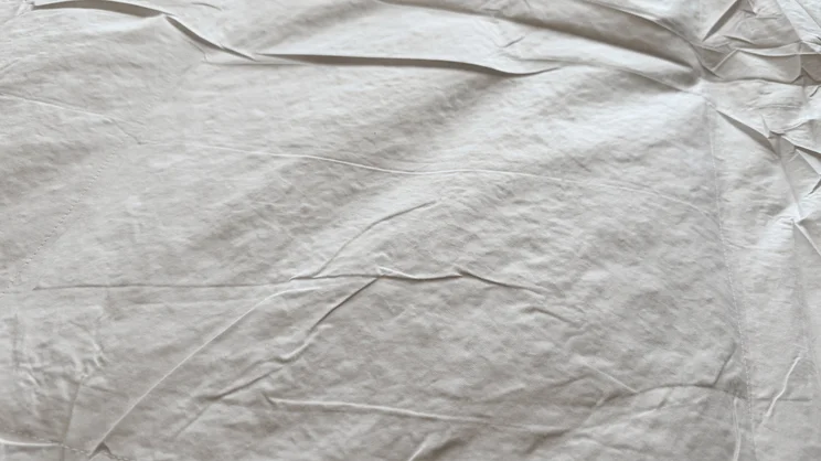 A closeup of the Dusk Luxury 80% Goose Down duvet's surface