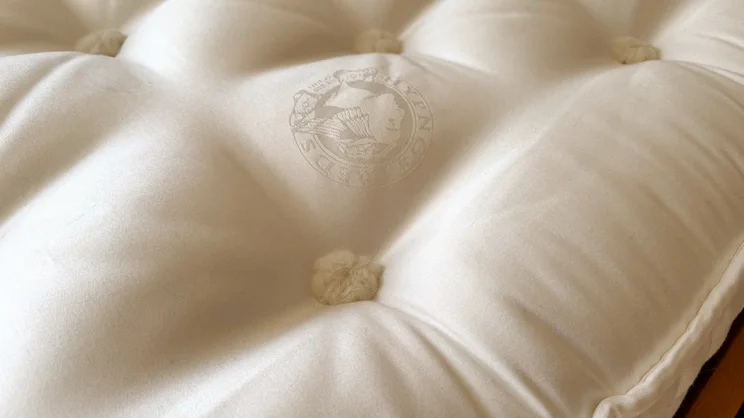 A closeup of the surface of the Hypnos Inspired By Nature 05 mattress