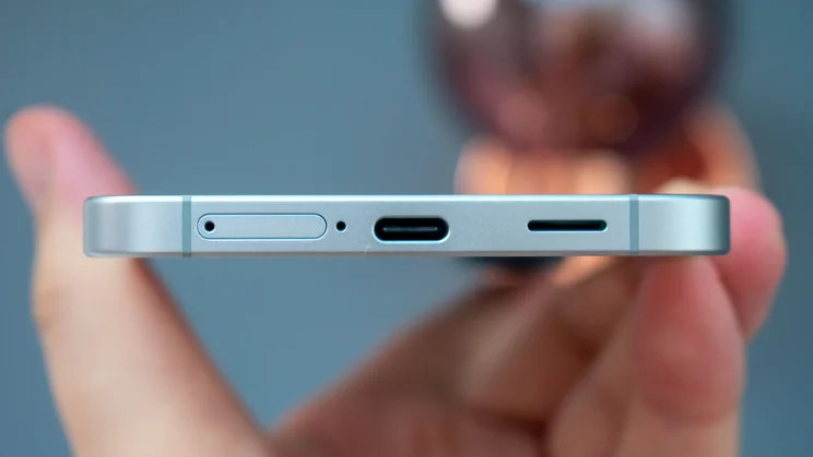 Samsung Galaxy A57 bottom edge and charging port