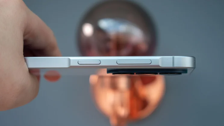 sSamsung Galaxy A57 power and volume buttons