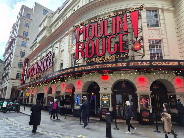 The Moulin Rouge theatre in London
