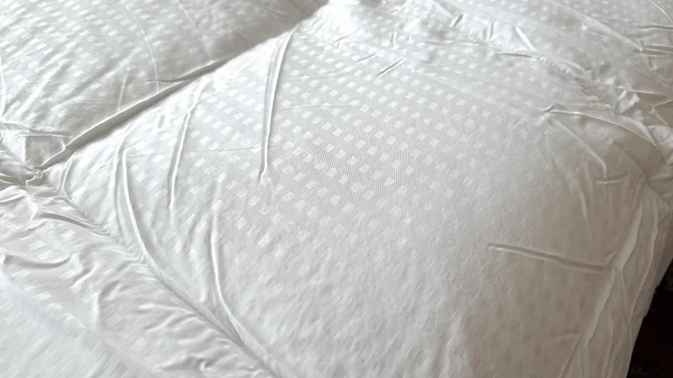 A closeup of the Simba 3-in-1 duvet's surface