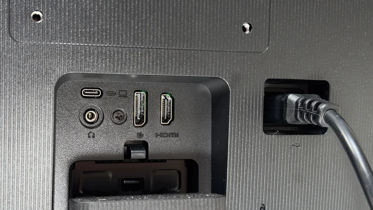 Then BenQ 2490C rear ports