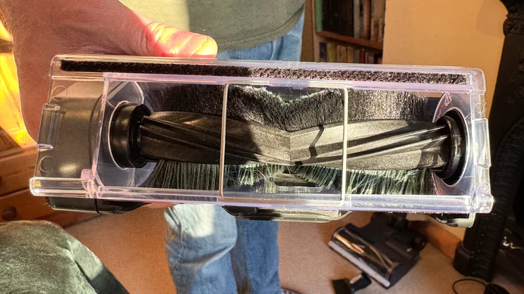 The underside of the Vax LiftOut Multi Pet Design Upright Vacuum's Turbine Pet Tool attachment