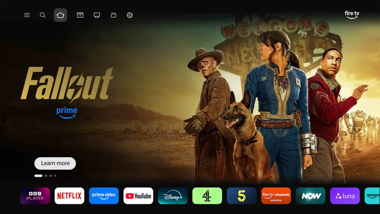 The new Fire TV OS homepage UI