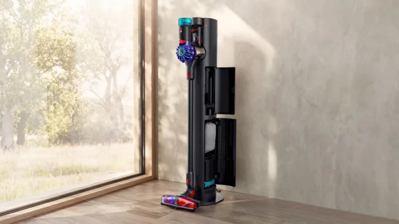The Dyson V10 Konical in its Auto-empty Dok