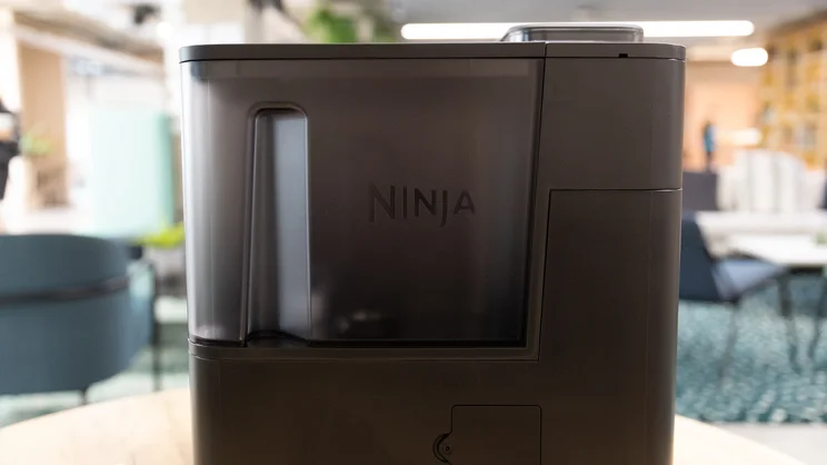 The rear of the Ninja Luxe Cafe Pro espresso machine