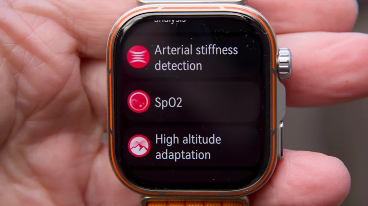 A view of the Huawei Watch Fit 5 Pro's various apps