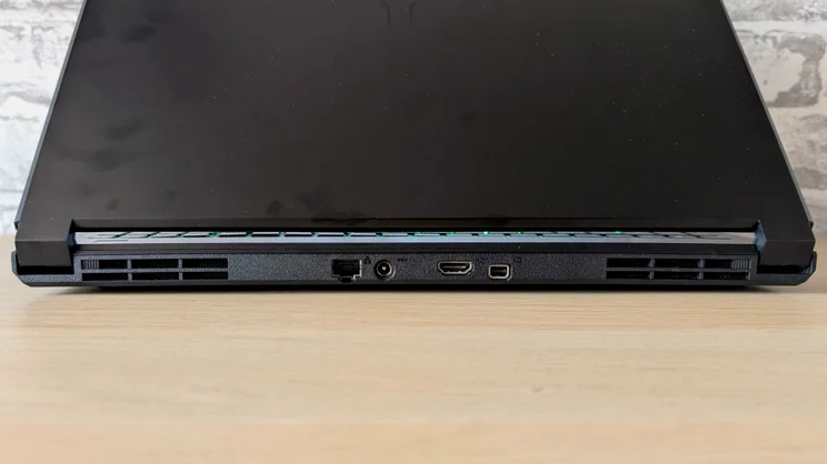 The Medion Deputy P1 pictured from the rear