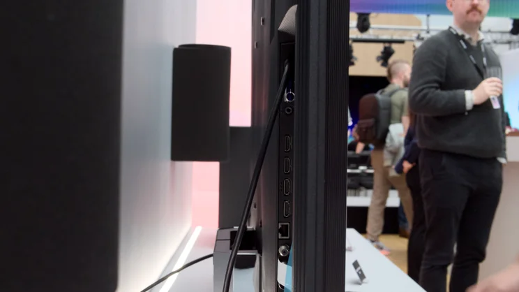 The Sony Bravia 9 II's ports