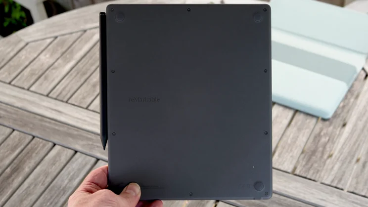 The rear of the Remarkable Paper Pure