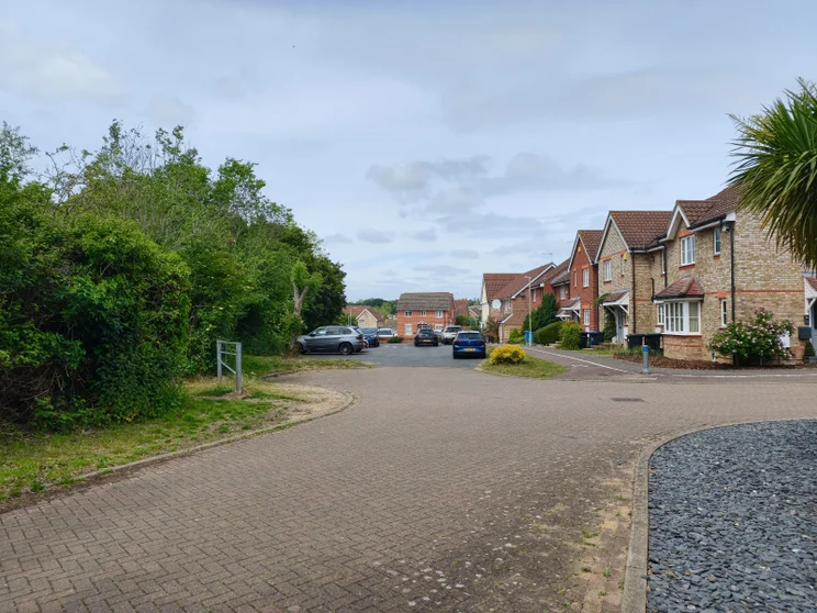 A quiet close of houses