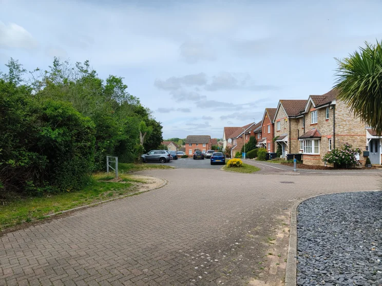 A quiet close of houses