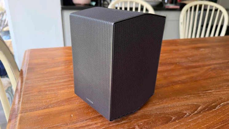 One of the Samsung HW-Q990H rear speakers