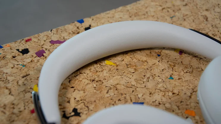 The padding on the inside of the headband of the Sony 1000X The Collexion over-ear headphones